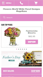 Mobile Screenshot of flowers-world-wide.com